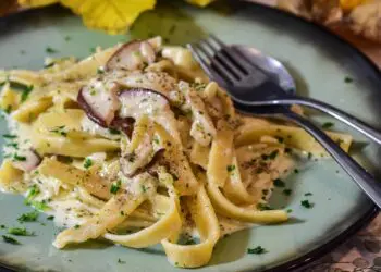 Creamy Mushroom Tagliatelle Recipe - TheRecipe.Website