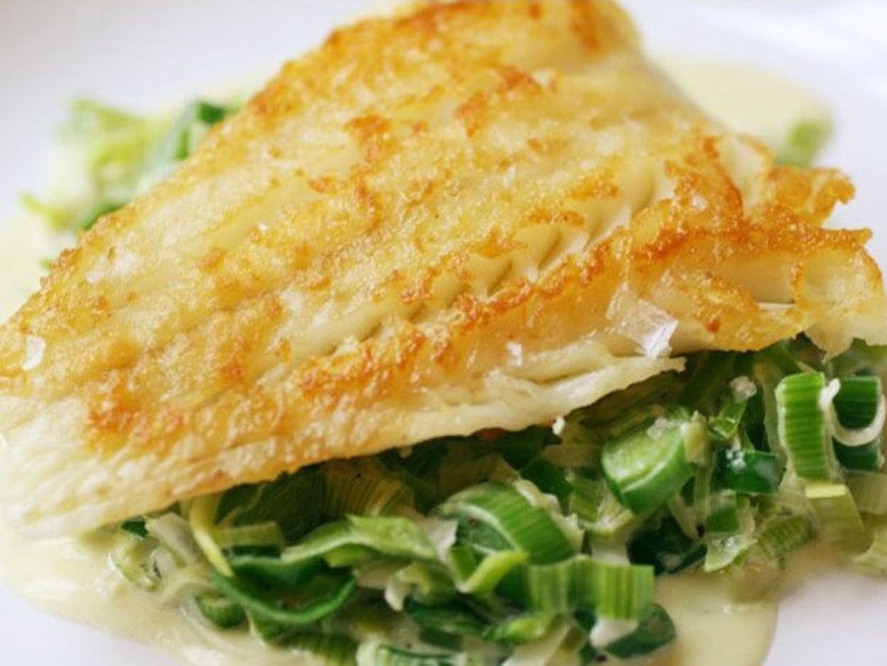 Cod and Creamy Leeks Recipe - TheRecipe.Website