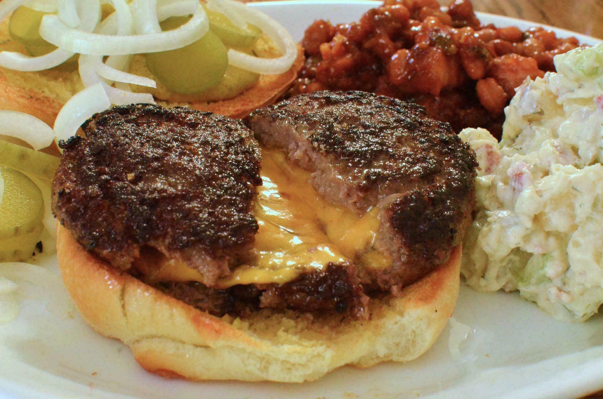 All American Stuffed Burger - TheRecipe.Website