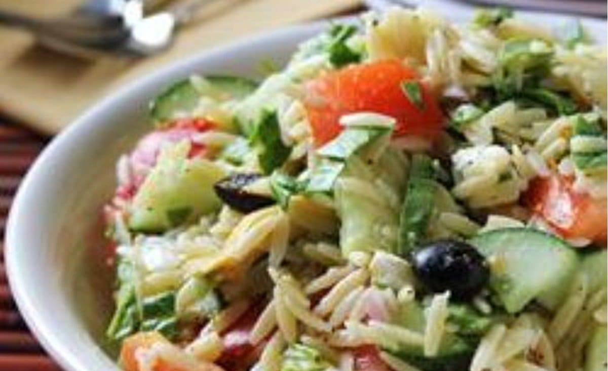 Greek Orzo Salad Recipe - TheRecipe.Website