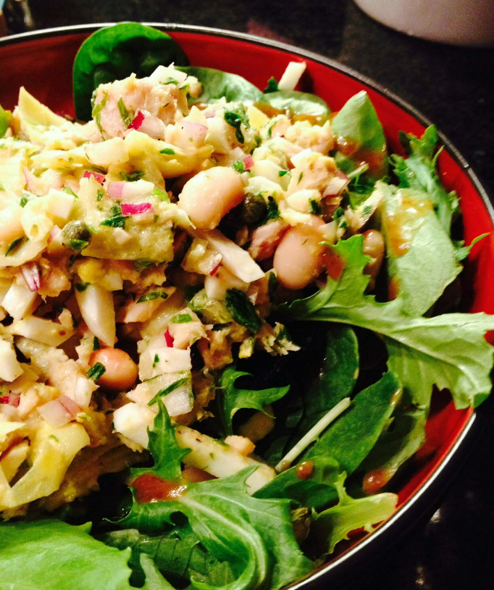 Italian Tuna Salad Toss - TheRecipe.Website