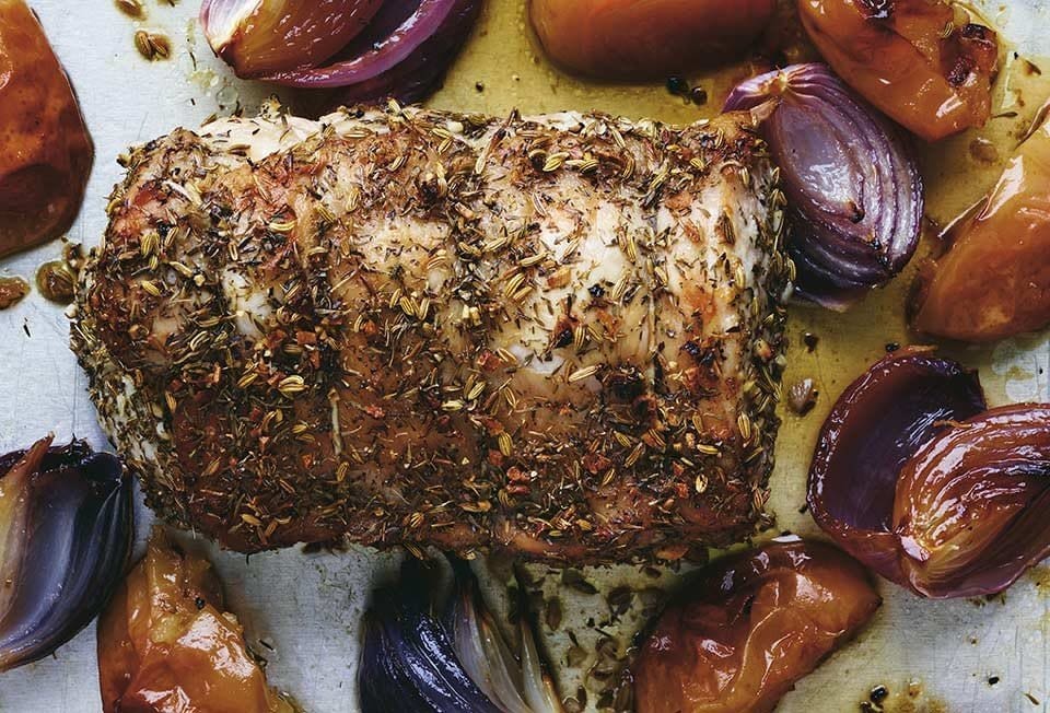 Roasted Pork, Fennel, and Onions - TheRecipe.Website