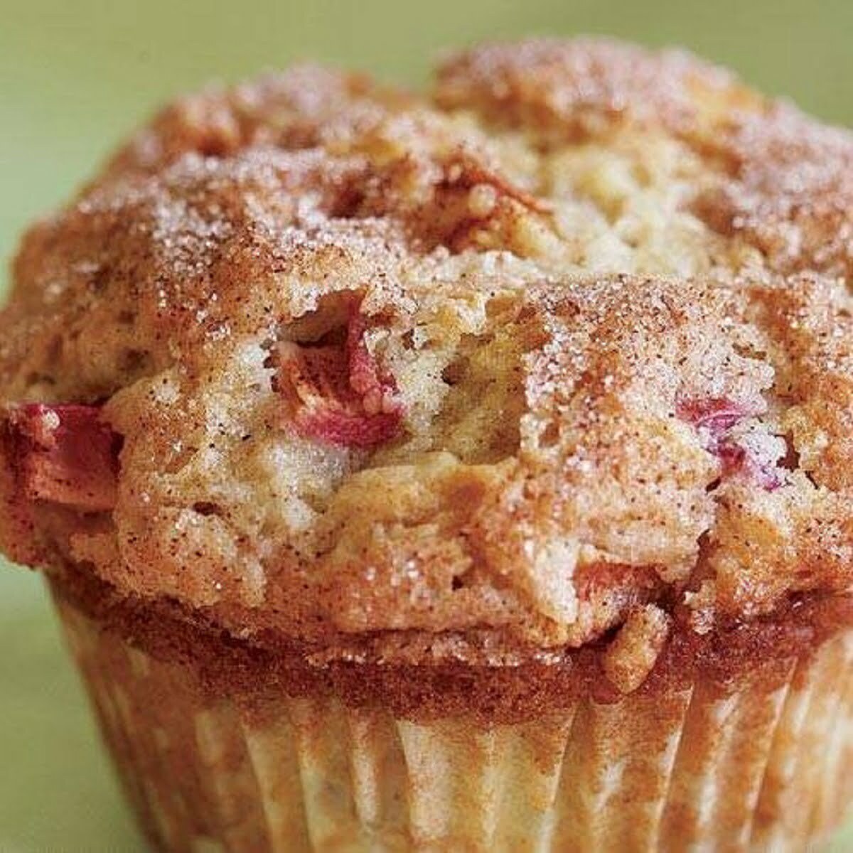 Rhubarb Muffins - The Recipe Website - Totally Tasty