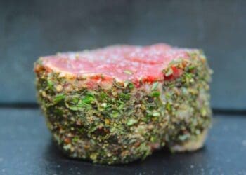 Roasted Fillet of Beef with Whole-Grain Mustard & Herb Crust - TheRecipe.Website