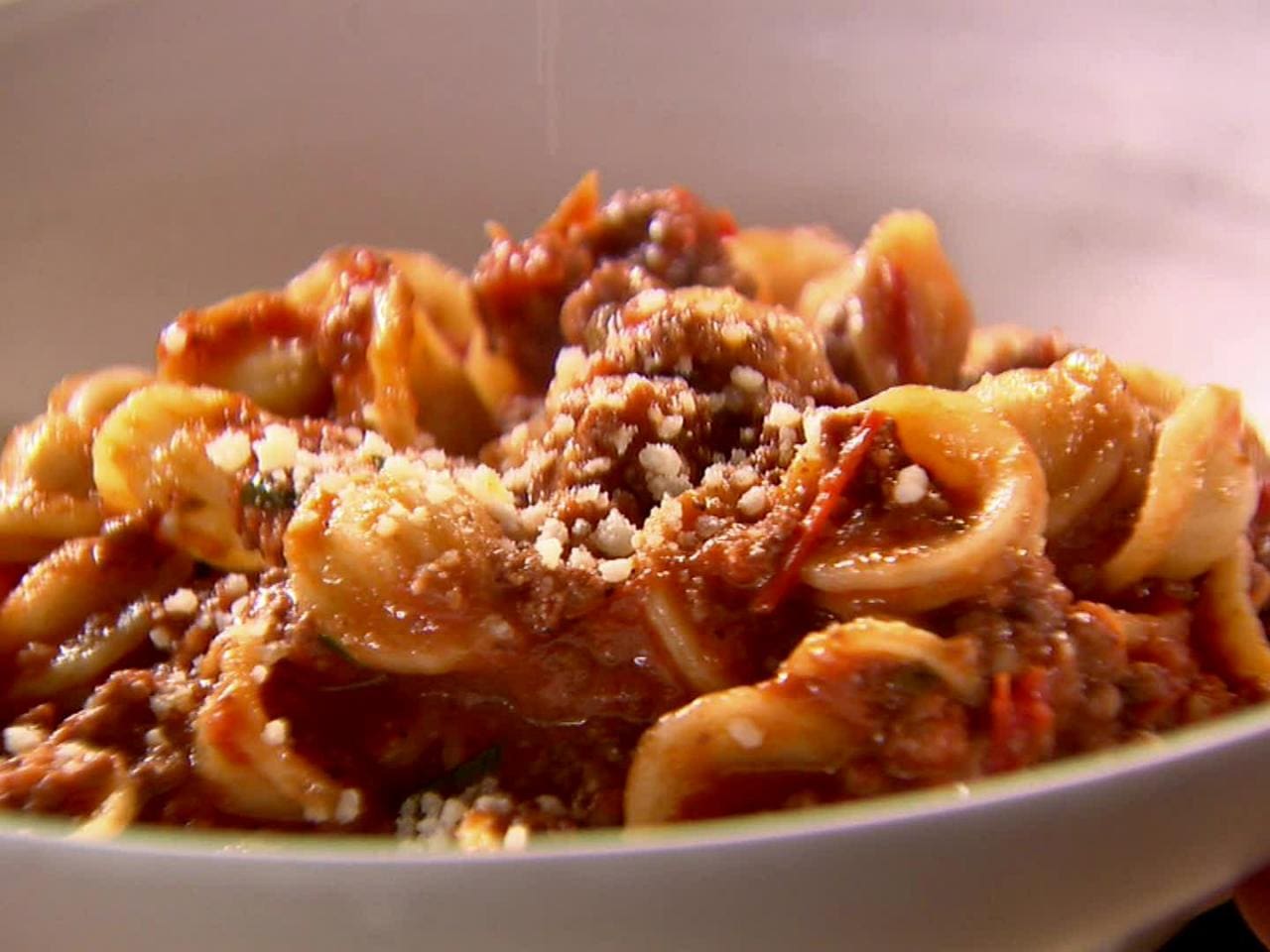 Orecchiette Bolognese with Chestnuts Recipe - TheRecipe.Website