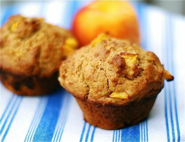 Spiced Peach Muffins - TheRecipe.Website