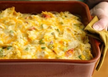 Chicken, Black Bean and Tortilla Casserole Recipe - TheRecipe.Website