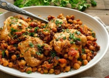 Chicken and Chickpea Stew Recipe - TheRecipe.Website