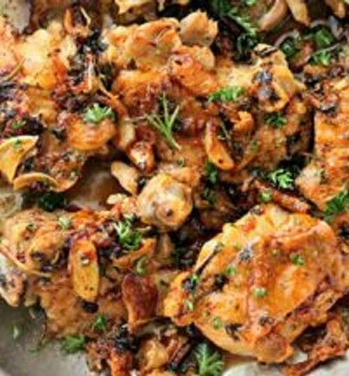 Chicken with Browned Garlic Sauce Recipe - TheRecipe.Website