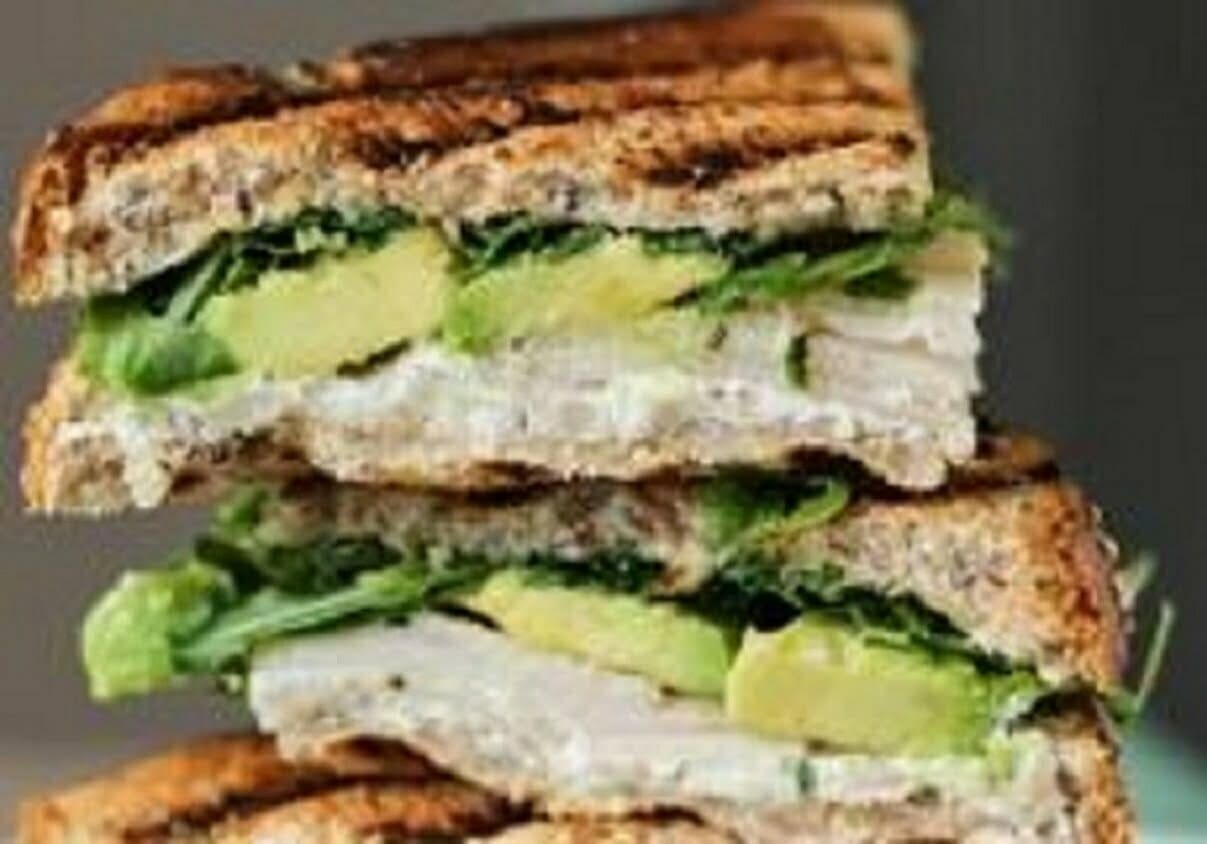 Avocado and Goats Cheese Sandwich
