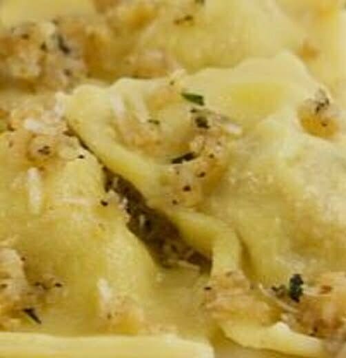 Fried Ravioli with Walnut Pesto - TheRecipe.Website