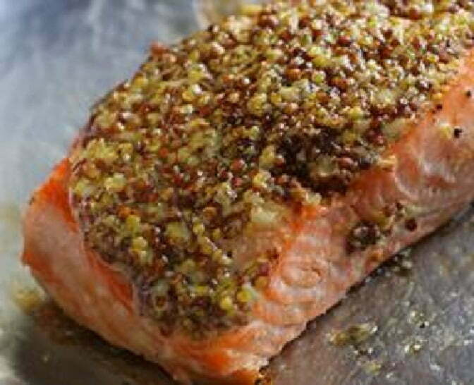 Mustard Crusted Salmon - TheRecipe.Website