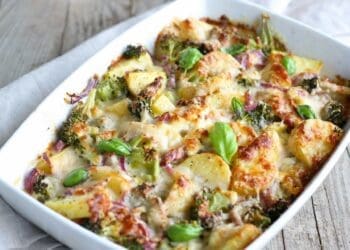 Halibut, Broccoli, and Tomato Casserole - TheRecipe.Website
