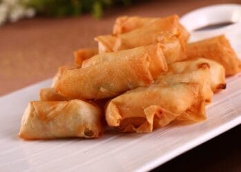 Chicken and Vegetable Spring Rolls - TheRecipe.Website
