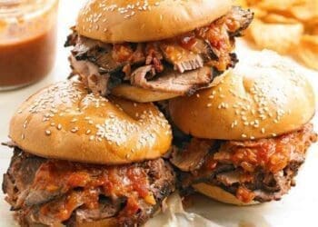 Barbecued Beef Sandwich Recipe - TheRecipe.Website