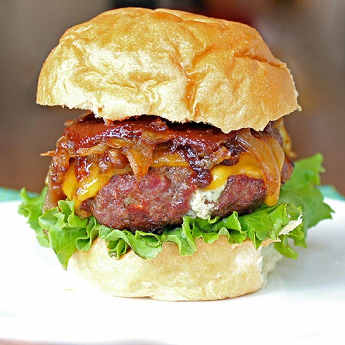 Mums Bacon and Blue Burger