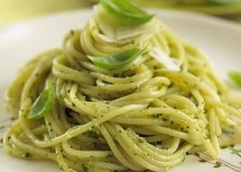 Spaghetti With Pesto Sauce