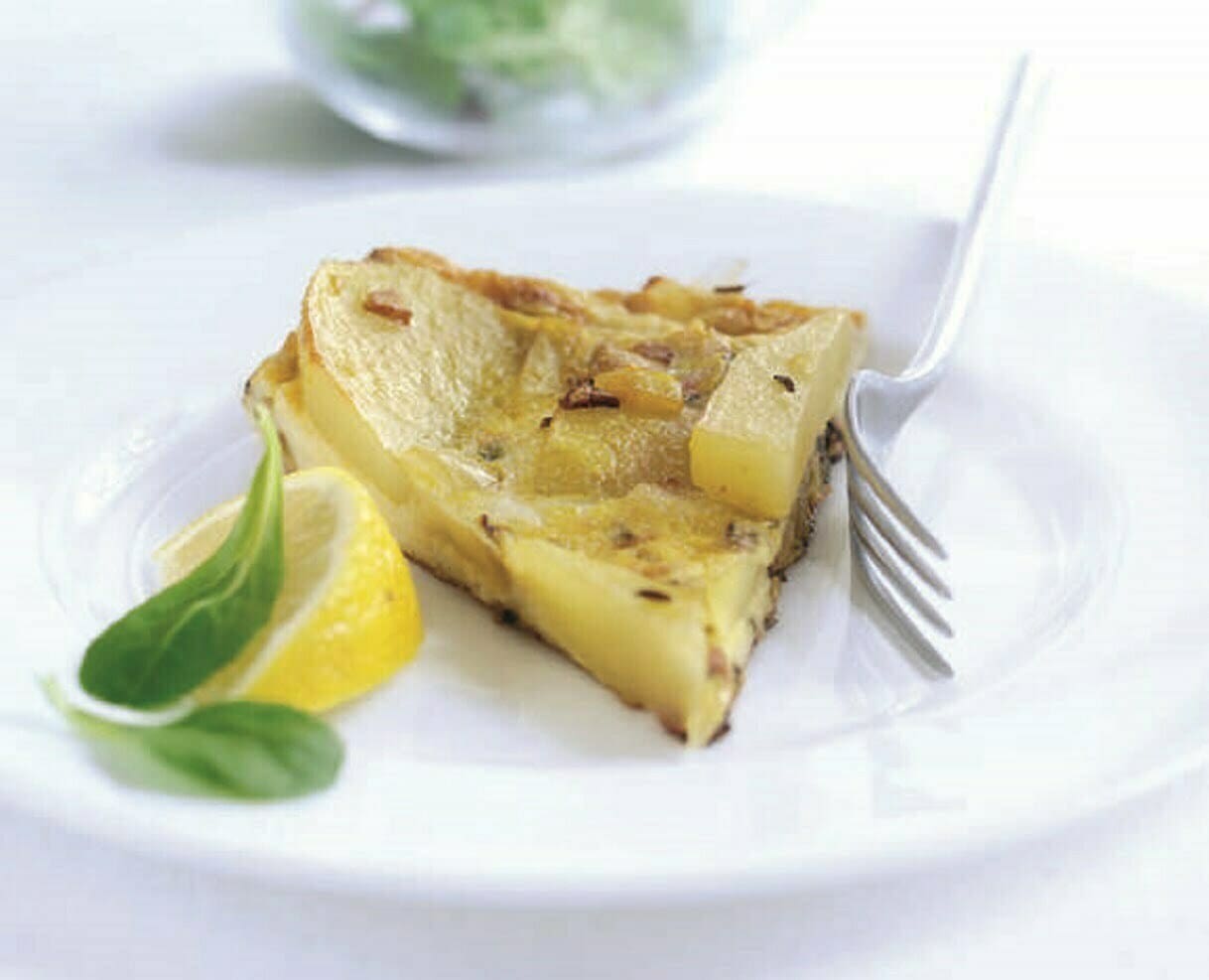 Chard, Herb and Potato Omelette