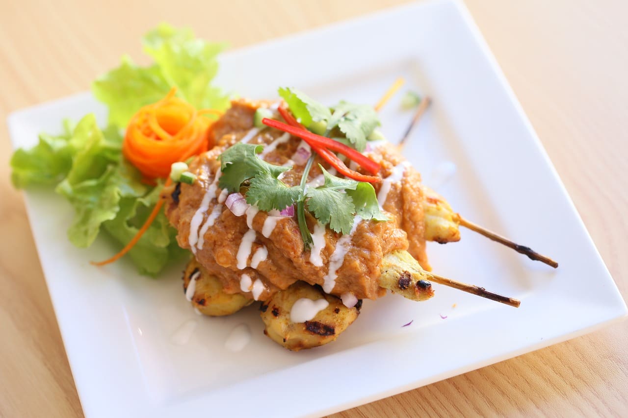 Chicken Satay Skewers Recipe - TheRecipe.Website