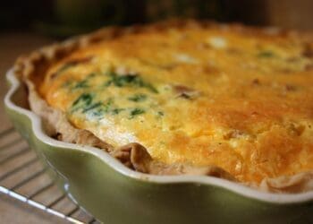Stilton and Leek Quiche Recipe