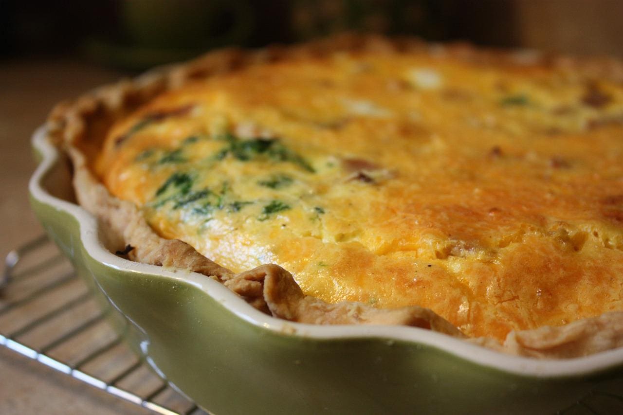 Stilton and Leek Quiche Recipe