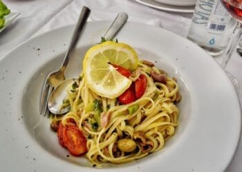 Pasta with Tuna and Olives Recipe - TheRecipe.Website