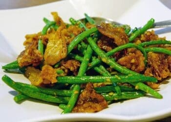 Eggplant Stir Fry with Green Beans Recipe - TheRecipe.Website