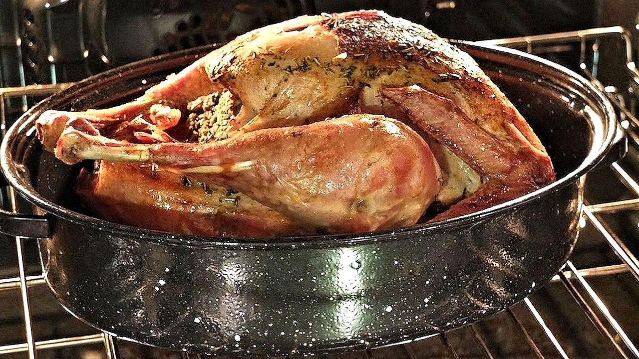 Roast Turkey With Stuffing Recipe The Recipe Website