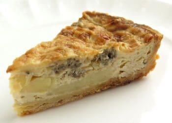 Cheese, Onion and Mushroom Quiche Recipe - TheRecipe.Website
