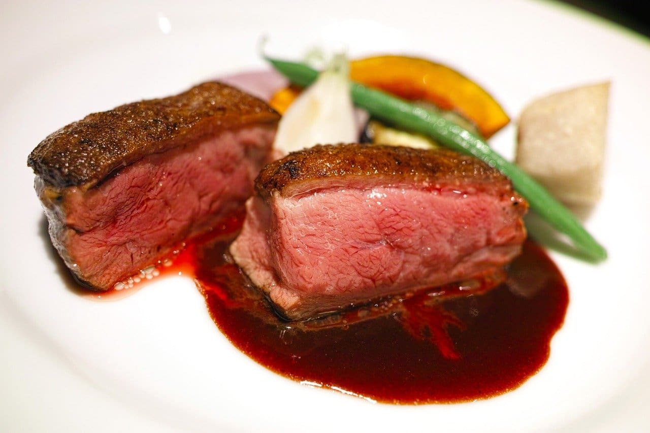 Pan Fried Duck with Red Wine Jus Recipe - TheRecipe.Website