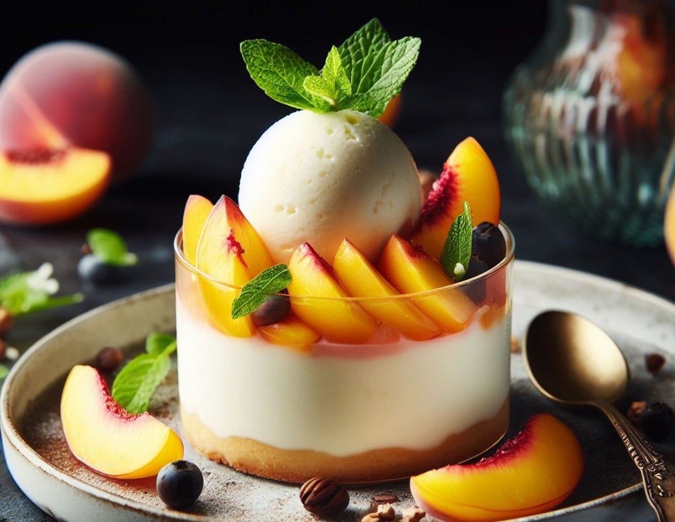 Refreshing Peach Dessert Recipe - TheRecipe.Website