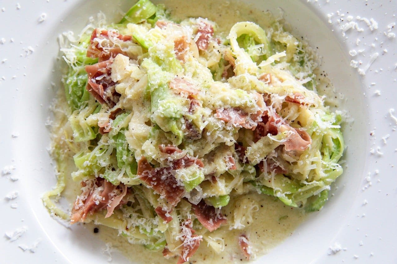 Spaghetti Carbonara with Leeks Recipe - TheRecipe.Website