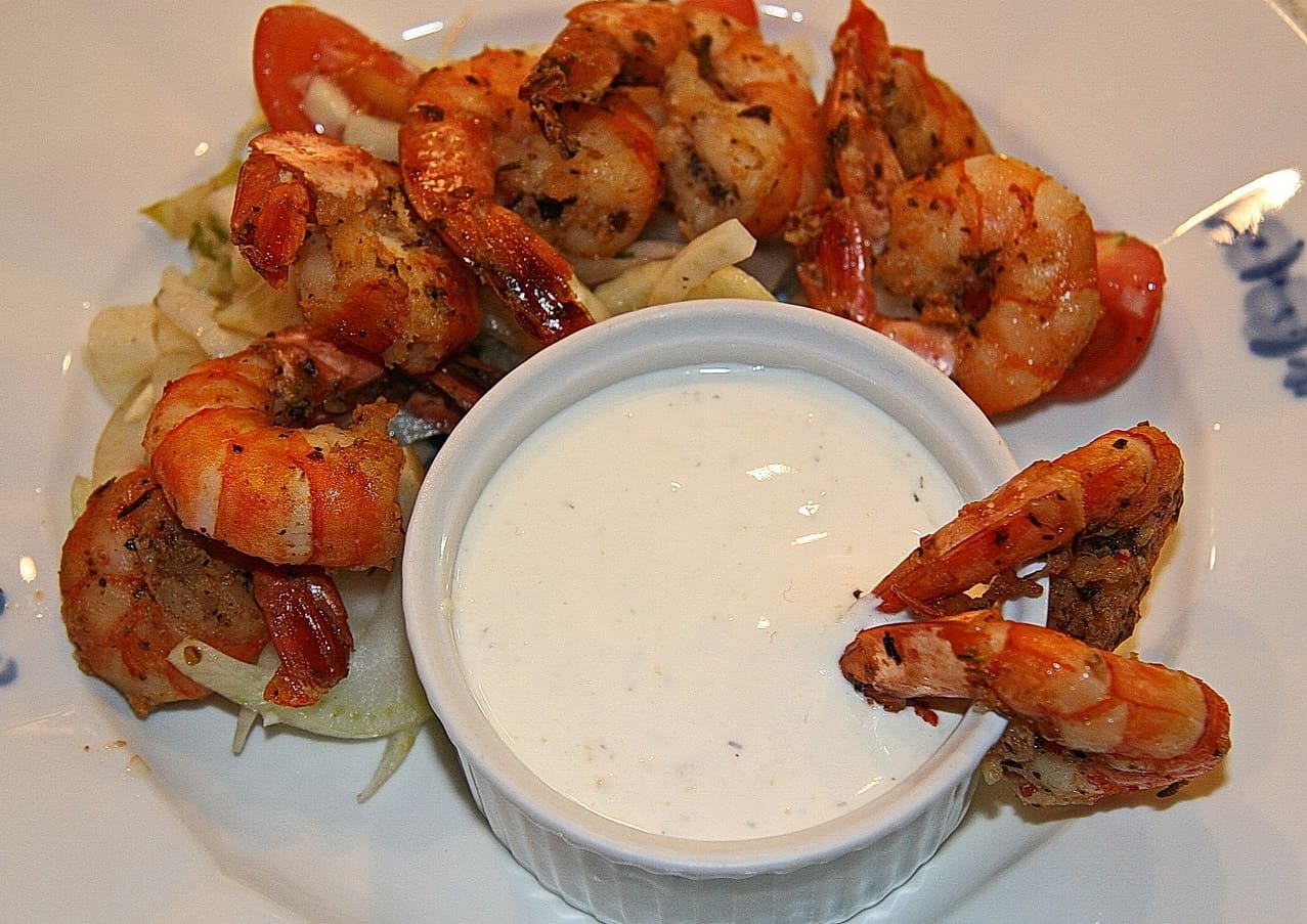 Tiger Prawns with Lemon Aioli Recipe - TheRecipe.Website