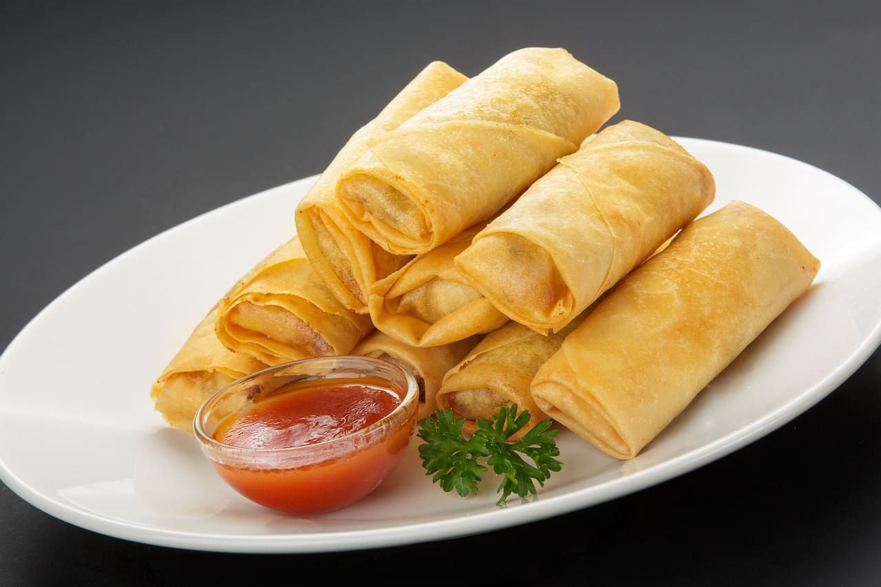 Leek and Mushroom Spring Rolls Recipe - TheRecipe.Website