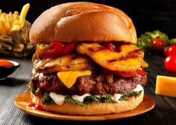 Beef Pineapple Burger Recipe - TheRecipe.Website