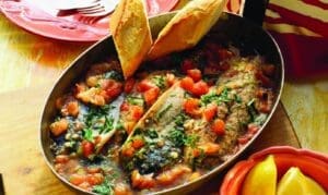 Mackerel with Tomatoes Recipe - TheRecipe.Website
