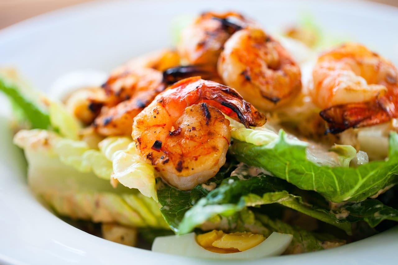 Warm Grilled Shrimp Salad Recipe - TheRecipe.Website