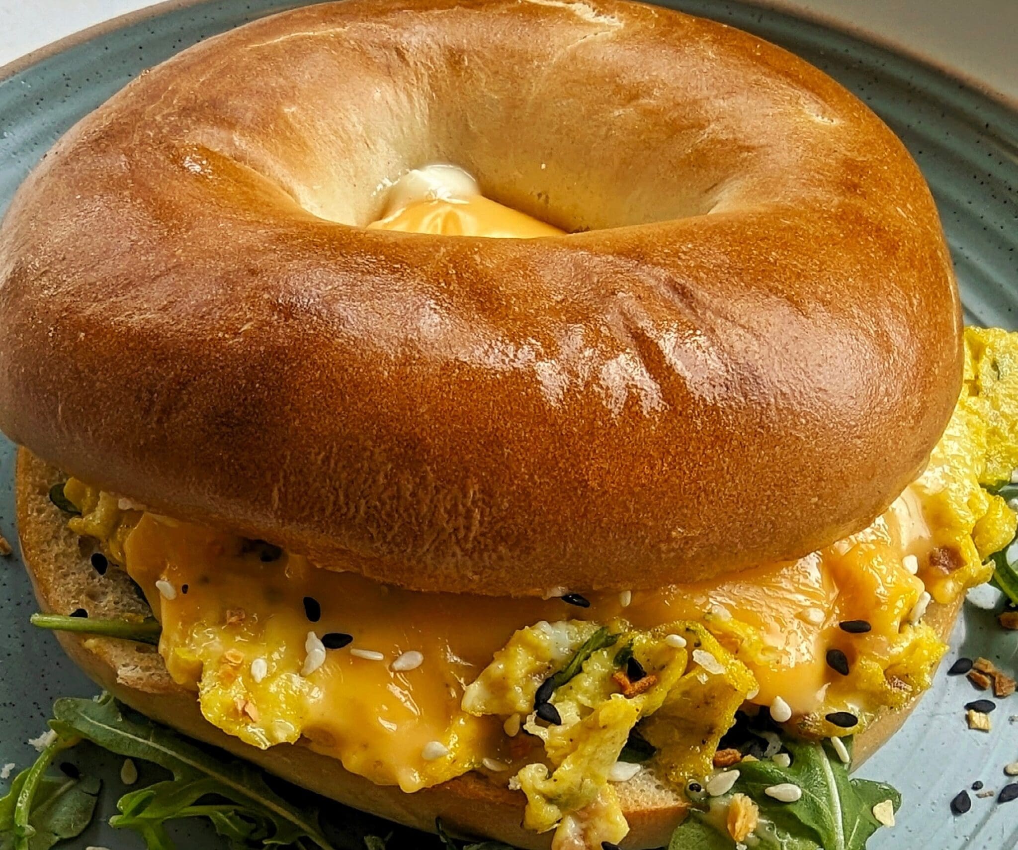 Scramble Egg Bagel Recipe - TheRecipe.Website