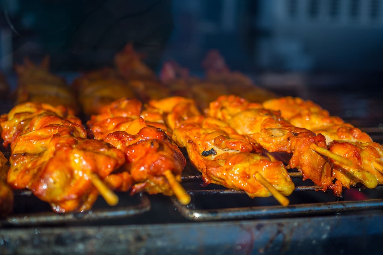Barbecued Chicken Kebabs Recipe - TheRecipe.Website