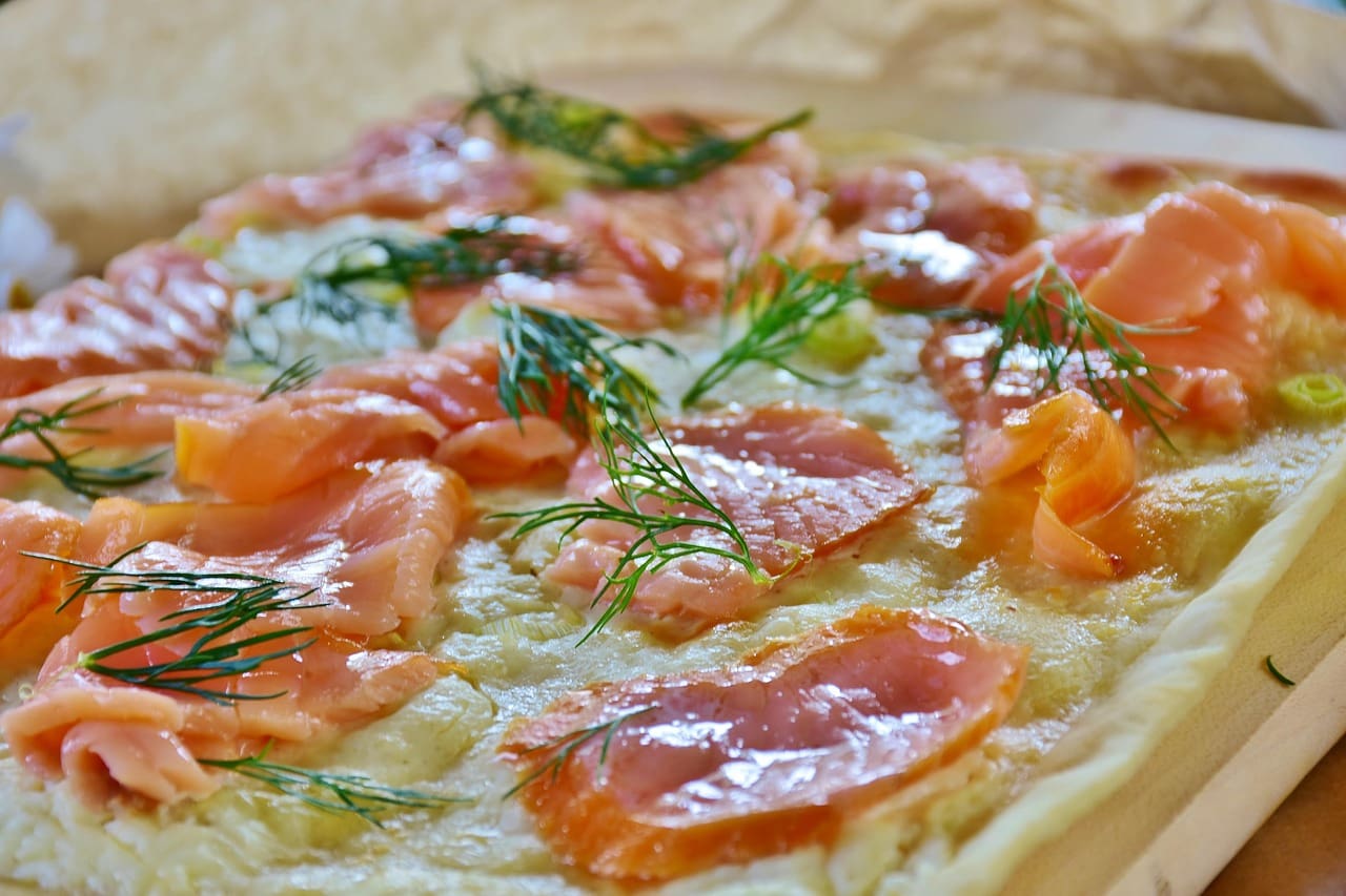 Smoked Salmon Tarte Flambee Recipe - TheRecipe.Website