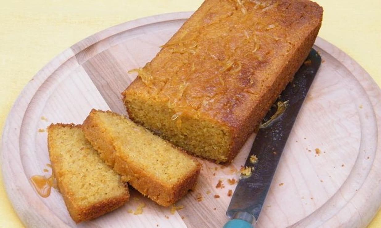 Sticky Lemon Polenta Cake Recipe - TheRecipe.Website