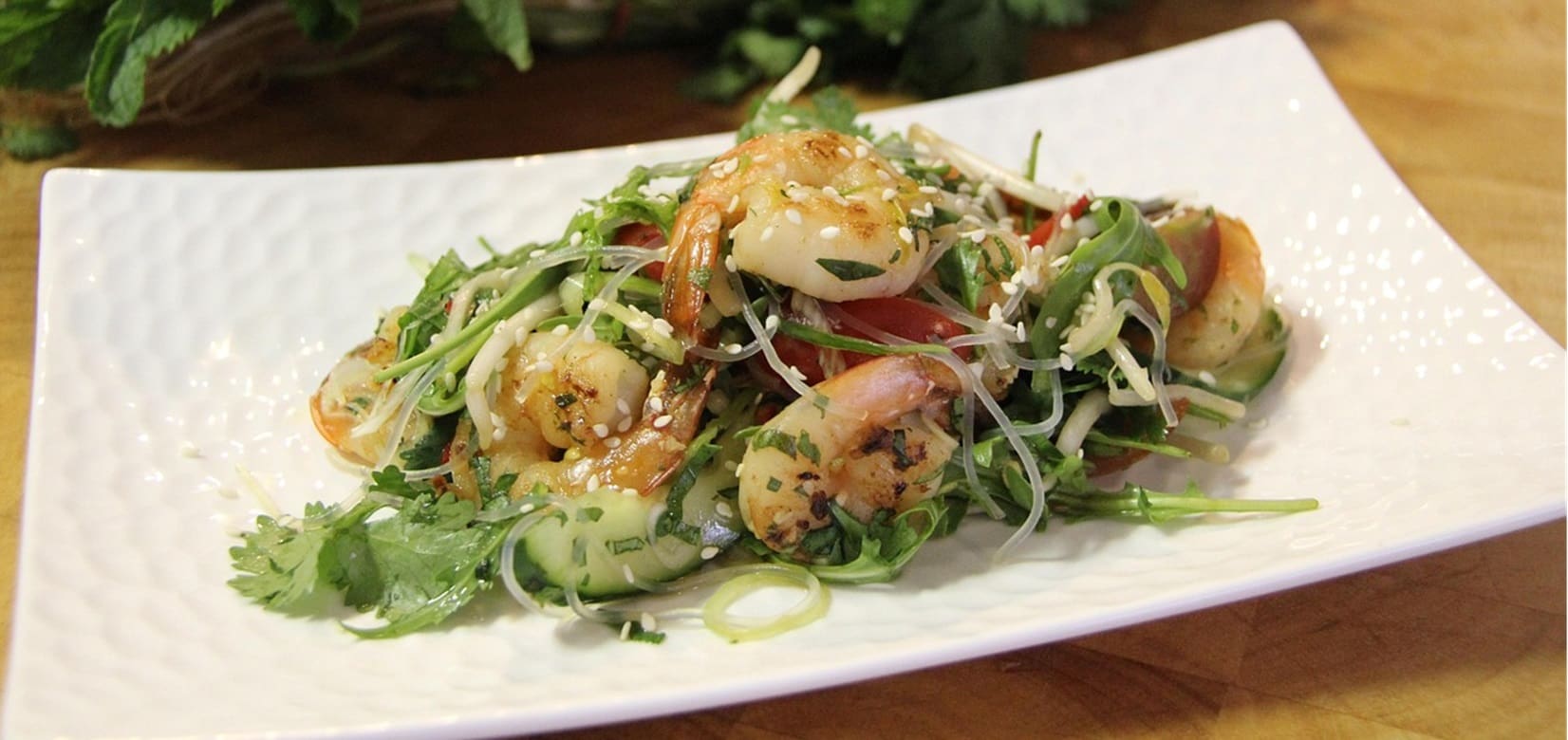 Prawn Noodle Salad Recipe - TheRecipe.Website