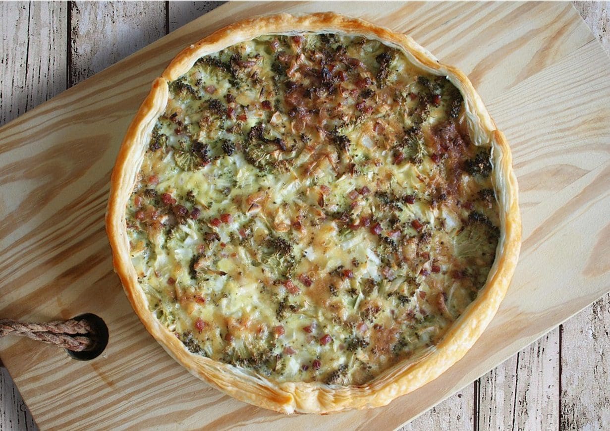 Bacon and Broccoli Quiche Recipe - TheRecipe.Website