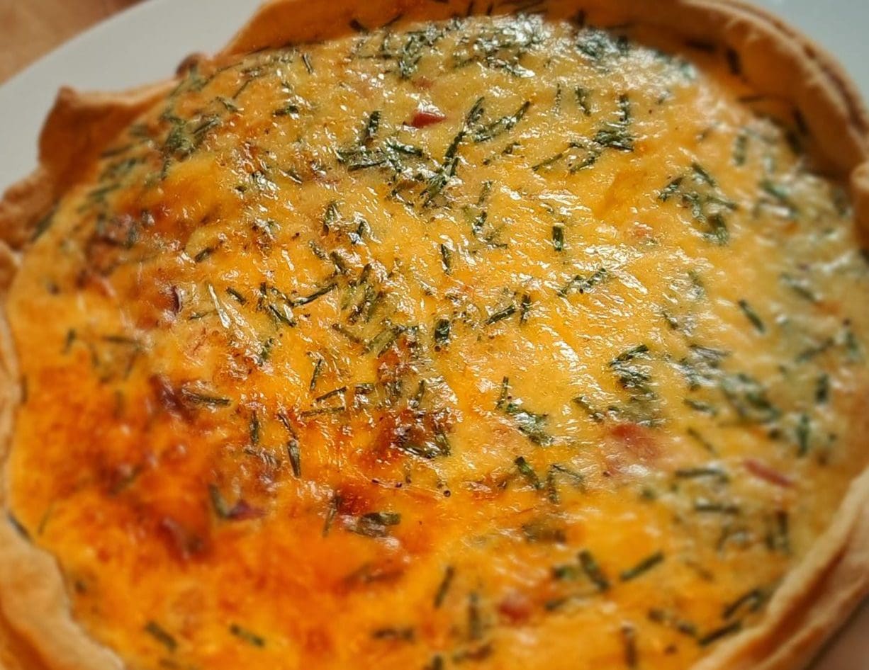 Ham and Cheese Quiche Recipe - TheRecipe.Website
