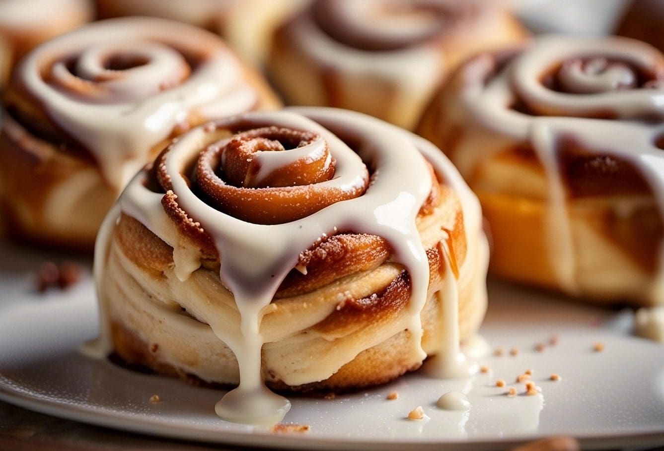 Iced Cinnamon Rolls Recipe - TheRecipe.Website