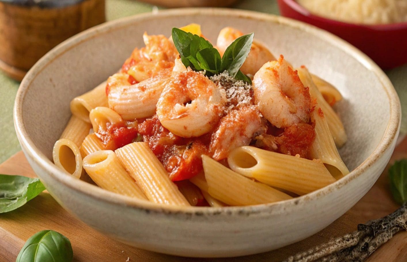 Shrimp Penne Recipe - TheRecipe.Website