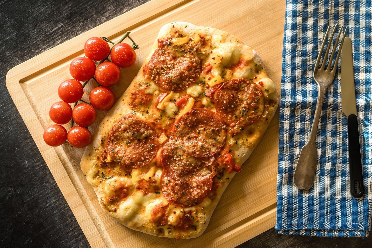 Salami Pizza Recipe - TheRecipe.Website
