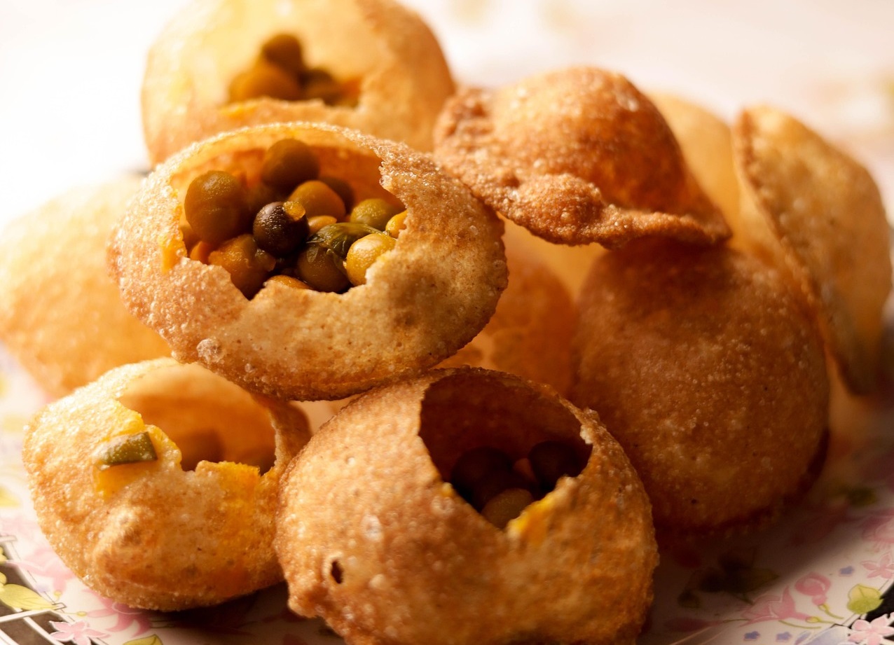 PaniPuri Nibbles Recipe - TheRecipe.Website