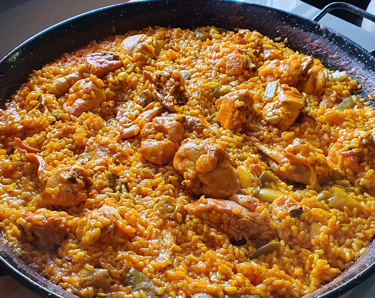 Classic Chicken Paella Recipe - TheRecipe.Website