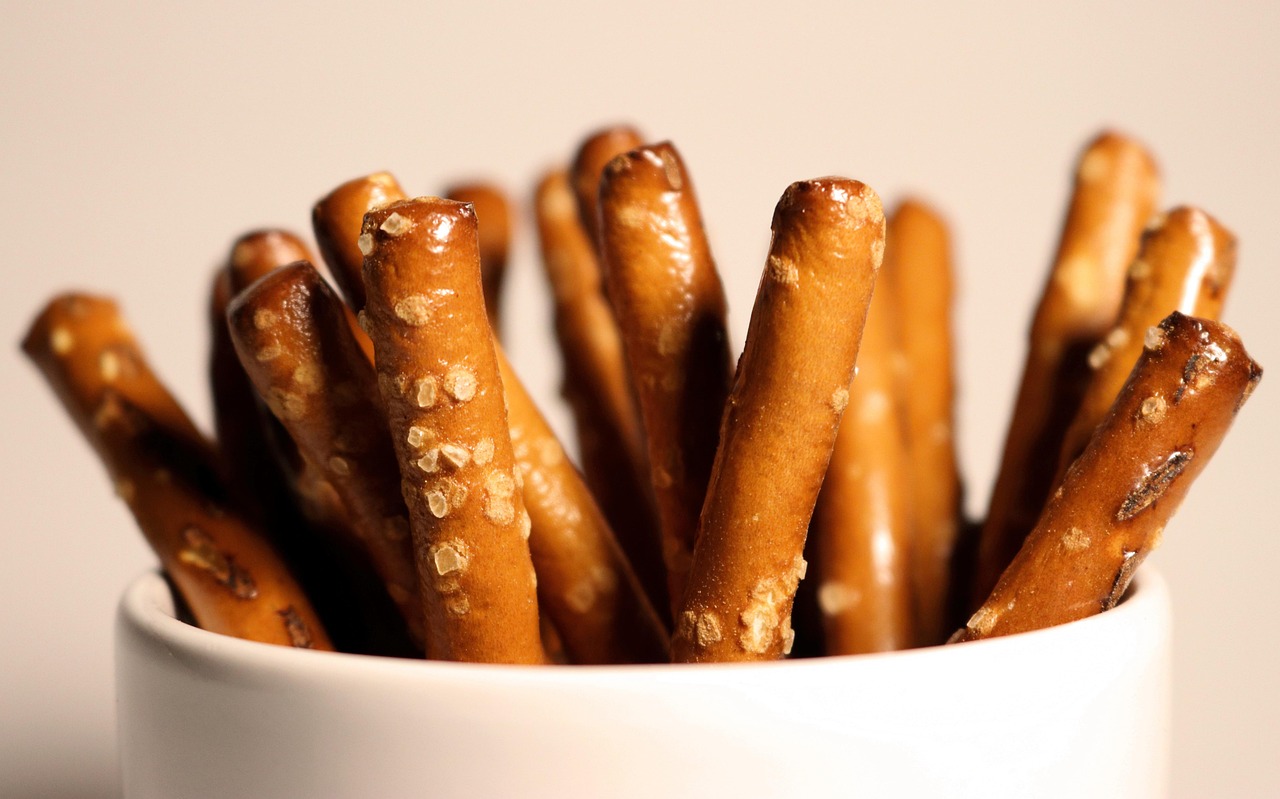 Salted Pretzel Sticks Recipe - TheRecipe.Website